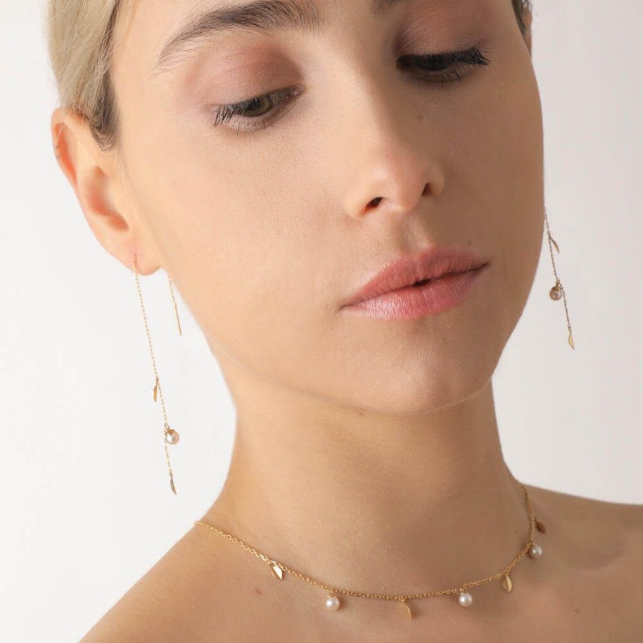 MAJORICA Romea Short Necklace | Pearl Chain Necklaces