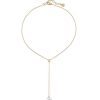 MAJORICA Golden Steel Short Necklace Aura | Pearl Chain Necklaces