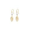 MAJORICA Dafne Earrings With Hanging Mother-Of-Pearl Leaves | Pearl Drop Earrings