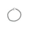 MAJORICA Silver Bracelet Lyra With 6Mm Gray Pearls | Silver Bracelets