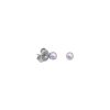 MAJORICA Earrings Cies Silver With 4Mm Nuage Pearl | Pearl Stud Earrings