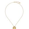 MAJORICA Le Palm White Pearl Gold-Plated Steel Necklace | Pendants With Chain