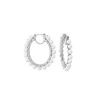 MAJORICA Large Hoop Earrings Ada With Pearls | Pearl Hoop Earrings