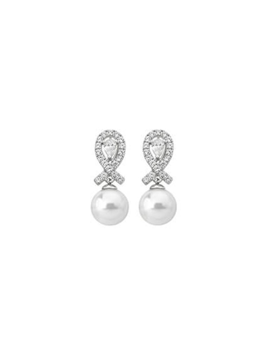 MAJORICA Earrings Exquisite Pave | Bridal Earrings