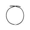 MAJORICA Sifnos Adjustable Uni Elastic Necklace Black | Pearl Chokers