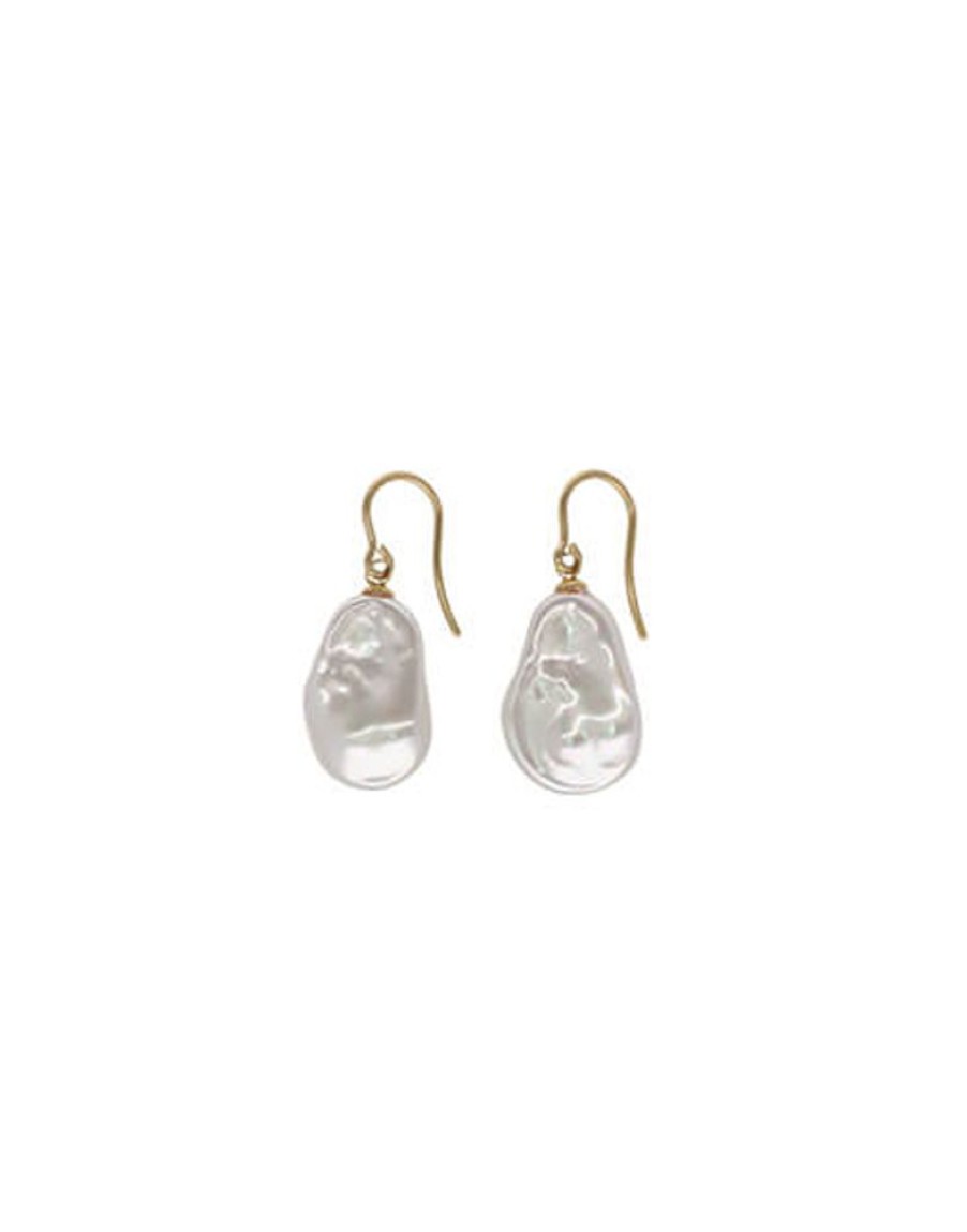 MAJORICA Keila Earrings With Wild Pearl | Pearl Drop Earrings