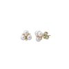 MAJORICA Vega Earrings With Round White Pearl | Short Earrings