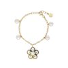 MAJORICA Roxana Bracelet In Pearl And Mother-Of-Pearl | Golden Bracelets