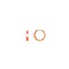 MAJORICA Mini 4 Mm Color Pop Pearl Orange Hoop Earrings | Pearl Hoop Earrings