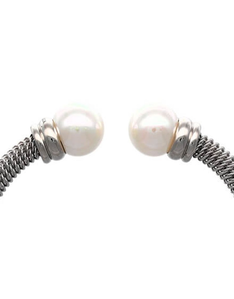 MAJORICA Bracelet Tender White Pearl | Bangle Bracelets