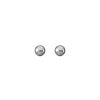 MAJORICA Silver Lyra Earrings With 8Mm Nuage Pearl | Pearl Stud Earrings