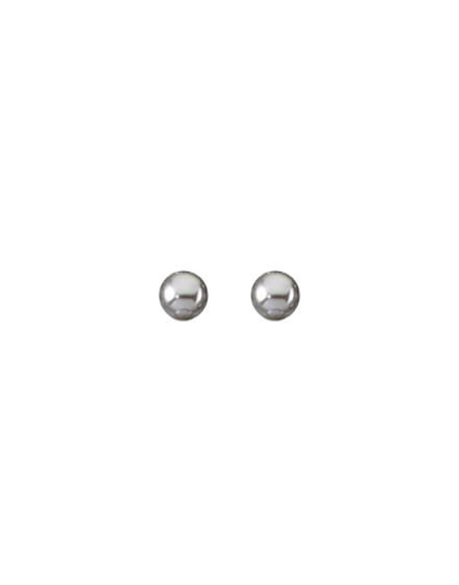 MAJORICA Silver Lyra Earrings With 8Mm Nuage Pearl | Pearl Stud Earrings