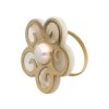 MAJORICA Roxana Big Ring With Mother-Of-Pearl | Large Pearl Rings