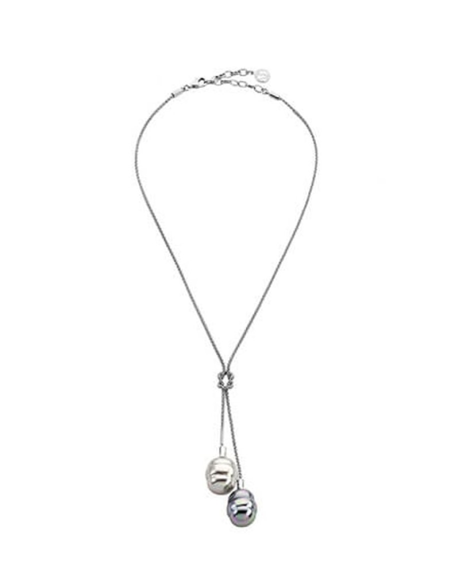 MAJORICA Necklace Tender With Gray And Nuage Barroque Pearls | Pearl Chain Necklaces