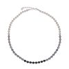 MAJORICA Uni Nyx Necklace With Degrade Effect Pearls | Pearl Chokers