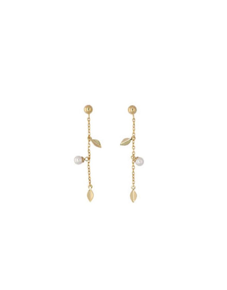 MAJORICA Romea Long Earrings | Pearl Drop Earrings