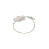 MAJORICA Adjustable Santorini Bianco Bridal Bracelet With Nacre Flowers And Pearls | Bangle Bracelets