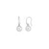 MAJORICA Silver Earrings Nuada With 10Mm White Pearl | Pearl Drop Earrings