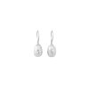 MAJORICA Silver Earrings Tender With 8Mm Barroque White Pearl | Pearl Drop Earrings