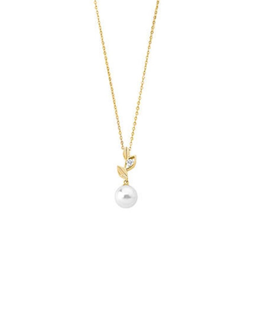 MAJORICA Golden Silver Pendant Selene | Pendants With Chain