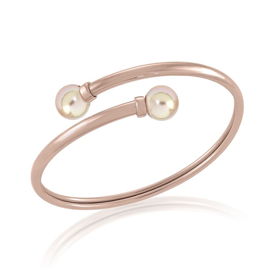 MAJORICA Pink Steel Bangle Galatea | Bangle Bracelets