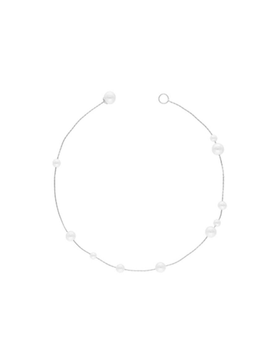 MAJORICA Dangle Extension With Pearls And Chain 30Cm | Wedding Necklaces