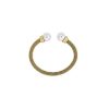 MAJORICA Gold Plated Bracelet Tender White Pearl | Bangle Bracelets