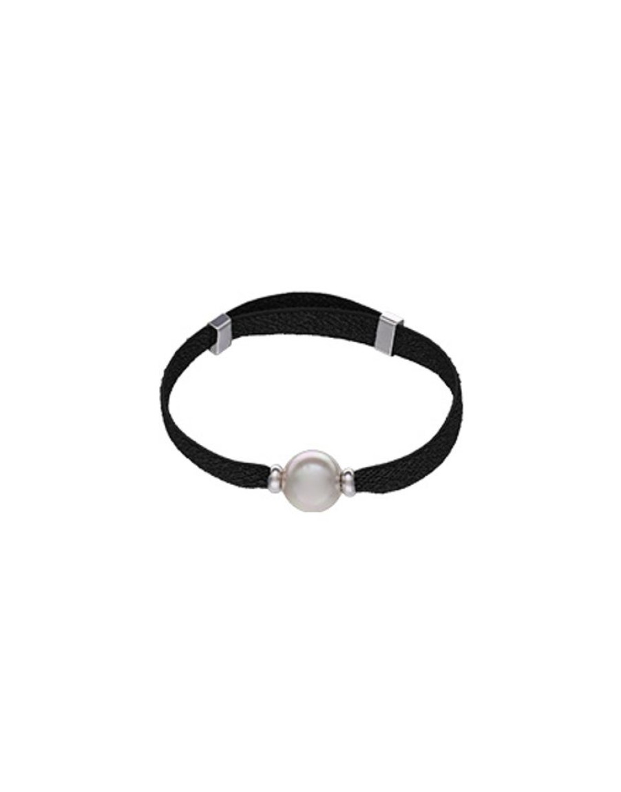 MAJORICA Elastic Circa Bracelet Black | Elastic Bracelets