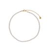 MAJORICA Gold-Plated Silver Necklace Ballet 4 Mm | Long Pearl Necklaces