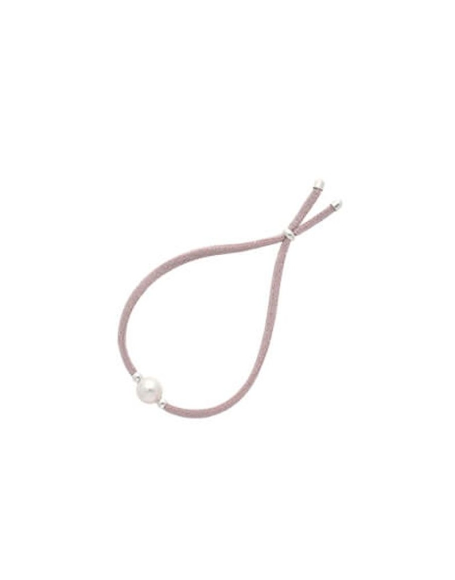 MAJORICA Adjustable Pink Stretch Sifnos Bracelet With Pearl | Elastic Bracelets