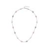 MAJORICA Short Necklace Ilusion 8Mm White, Nuage And Pink Pearls | Pearl Chain Necklaces