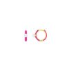 MAJORICA Mini 4 Mm Color Pop Pearl Magenta Hoop Earrings | Pearl Hoop Earrings