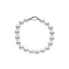 MAJORICA Silver Bracelet With 10Mm White Pearls Lyra | Silver Bracelets