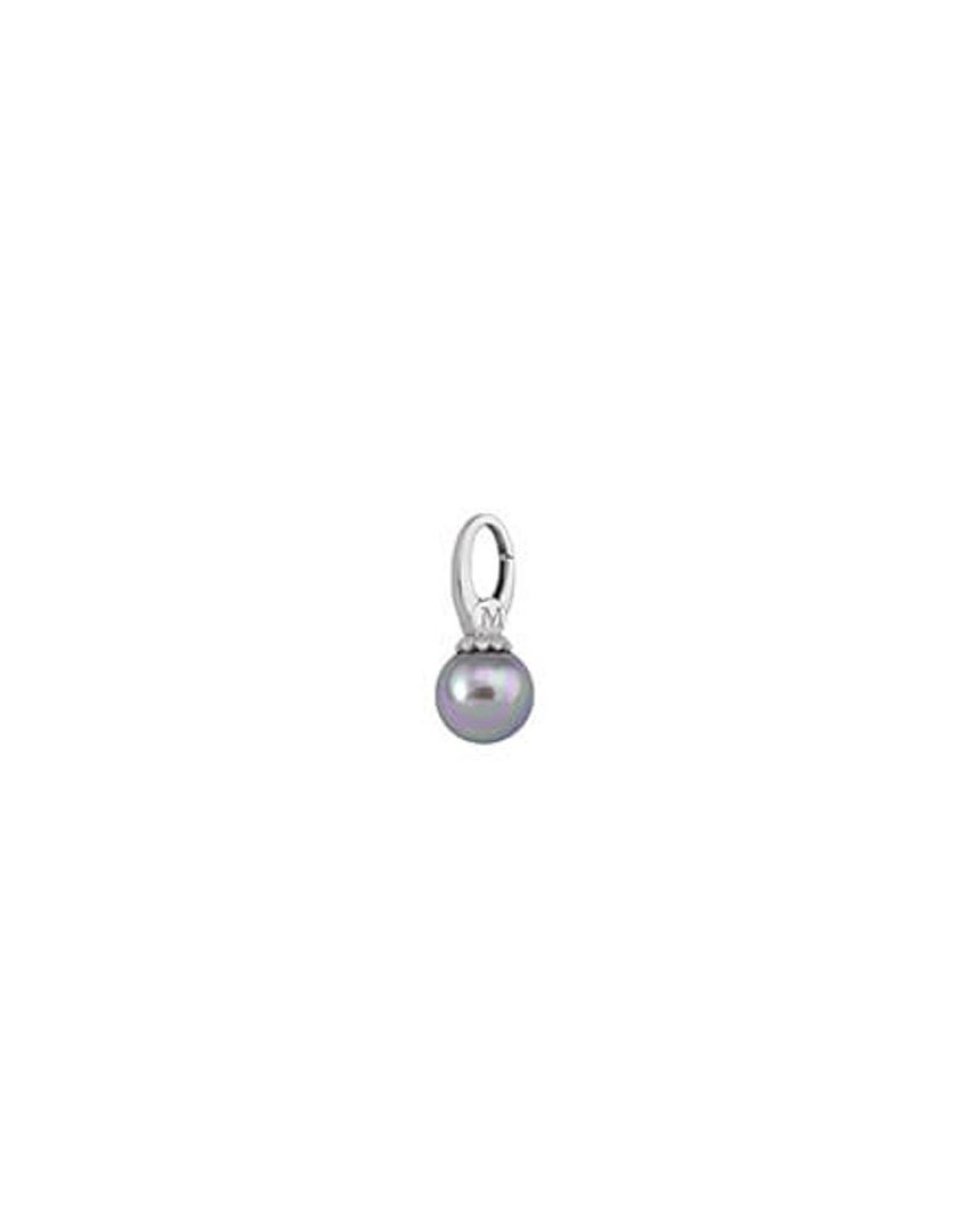 MAJORICA Wish Pearl Gris | Pendant Chain