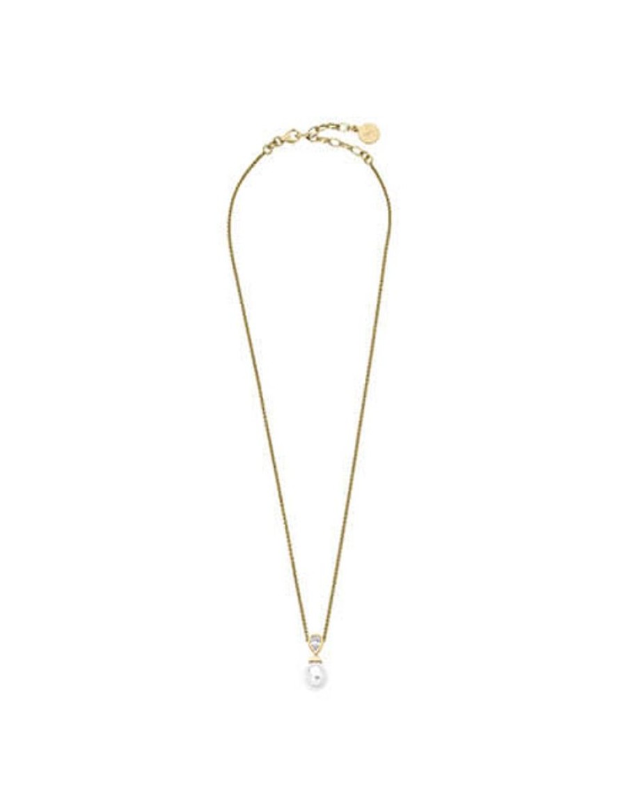 MAJORICA Golden Silver Pendant Selene | Pendants With Chain