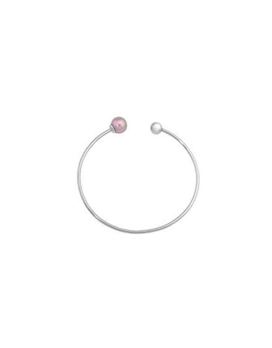 MAJORICA Small Bracelet Aura With Nuage Pearl | Bangle Bracelets