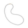 MAJORICA Golden Silver Necklace Lyra 10Mm 60Cm | Long Pearl Necklaces