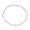 MAJORICA Silver Necklace Lyra 8Mm 45Cm | Long Pearl Necklaces