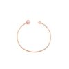 MAJORICA Big Bracelet Golden Aura With Pink Pearl | Bangle Bracelets