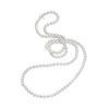 MAJORICA Long Necklace Jour With 10Mm White Pearls 120Cm | Long Pearl Necklaces