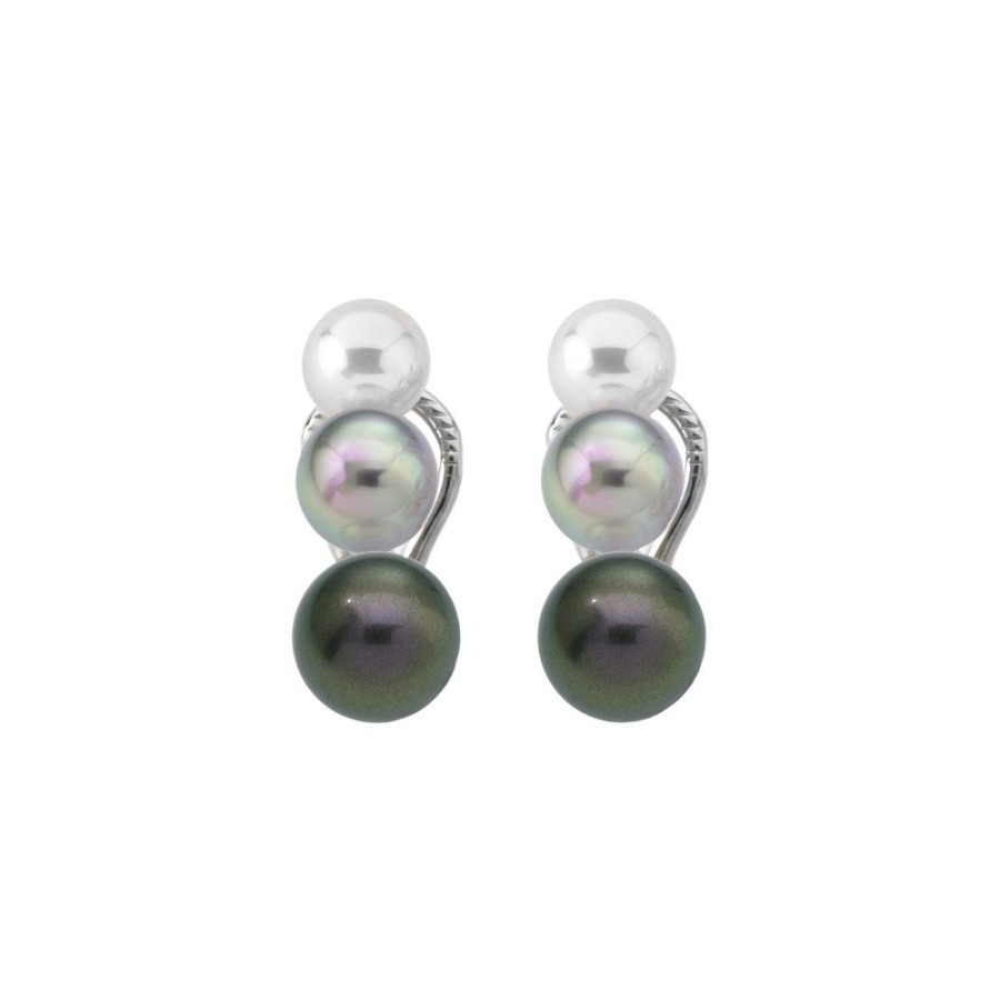 MAJORICA Earrings Nuit Multicolored Pearls | Short Earrings