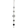 MAJORICA Algaida Geometric Bracelet With Black Murano Glass | Chain Bracelets