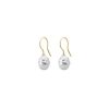 MAJORICA Gold Plated Earrings Tender With 8Mm Barroque Pearl | Pearl Drop Earrings