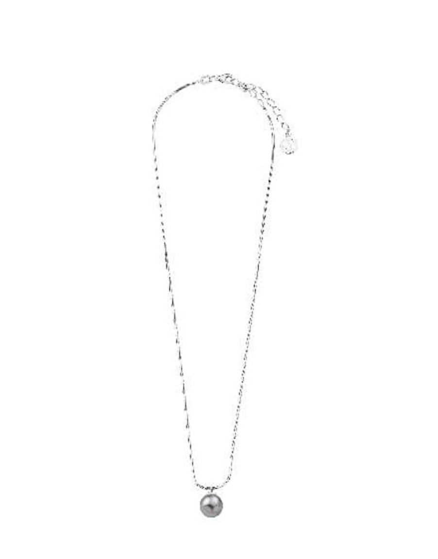 MAJORICA Silver Pendant Nuada 10Mm Gray Pearl | Pendants With Chain