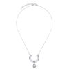 MAJORICA Silver Necklace With Ayla Pendant In High-Resistance Glass | Pendants With Chain