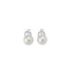 MAJORICA Silver Selene Earrings With 10Mm White Pearls And Zircons | Tu & Yo Earrings