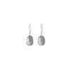 MAJORICA Silver Earrings Tender 8Mm Gray Baroque Pearl | Pearl Drop Earrings