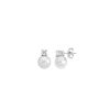 MAJORICA Silver Earrings Selene With 10Mm White Pearl And Zircons | Tu & Yo Earrings