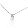 MAJORICA Romance Necklace With A Round Pearl And Cubic Zirconias | Wedding Necklaces