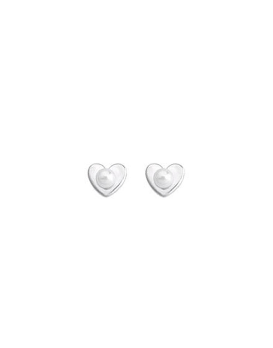 MAJORICA Silver Girl Earrings Pure Love | Short Earrings